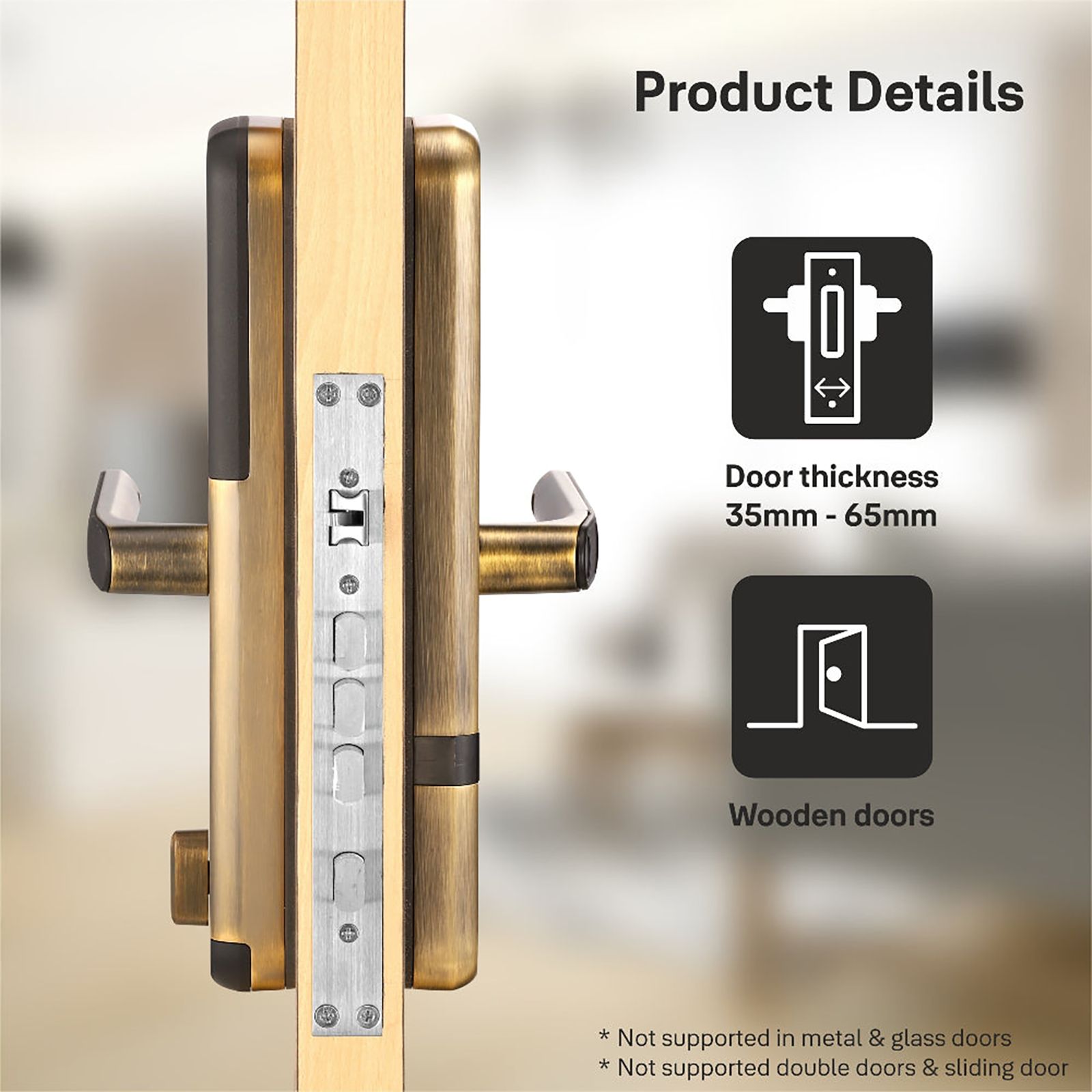 Buy Yale Zuri Digital Lock (Fingerprint, PIN, RFID & Manual Key